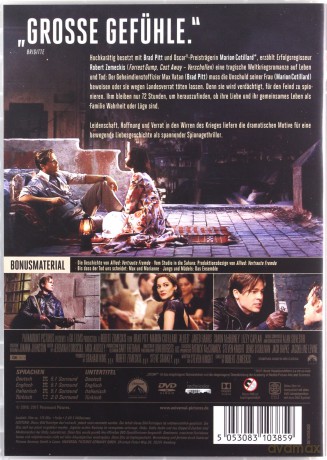 Allied (Sprzymierzeni) [DVD]