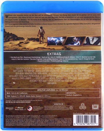 The Martian (Marsjanin) [Blu-Ray]
