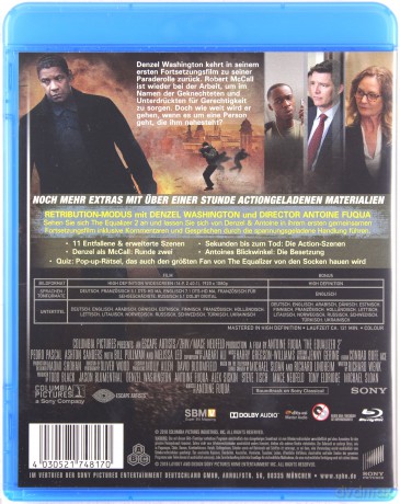 The Equalizer 2 (Bez litości 2) [Blu-Ray]