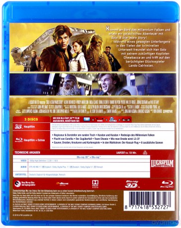 Han Solo: Gwiezdne wojny - historie [Blu-Ray 3D]+[Blu-Ray]