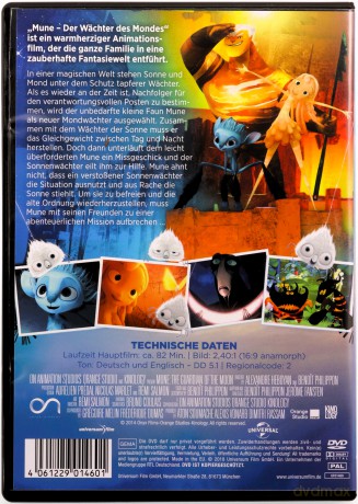 Mune: Guardian of the Moon (Munio: Strażnik Księżyca) [DVD]