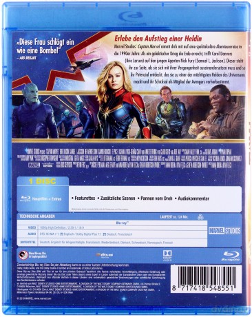 Captain Marvel (Kapitan Marvel) [Blu-Ray]