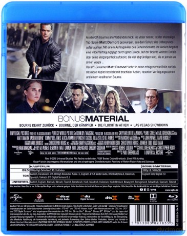 Jason Bourne [Blu-Ray]