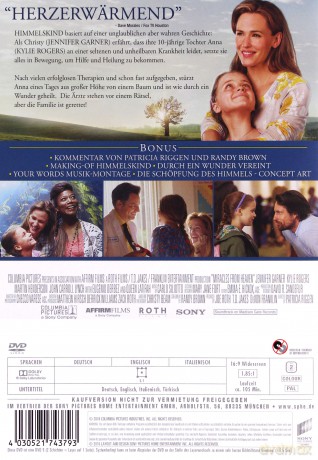 Miracles from Heaven (Cuda z nieba) [DVD]