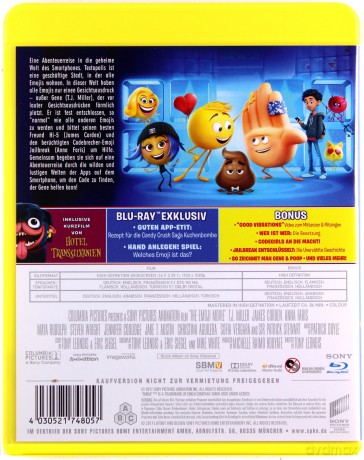 The Emoji Movie (Emotki. Film) [Blu-Ray]