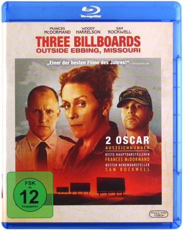 Three Billboards Outside Ebbing, Missouri (Trzy billboardy za Ebbing, Missouri) [Blu-Ray]