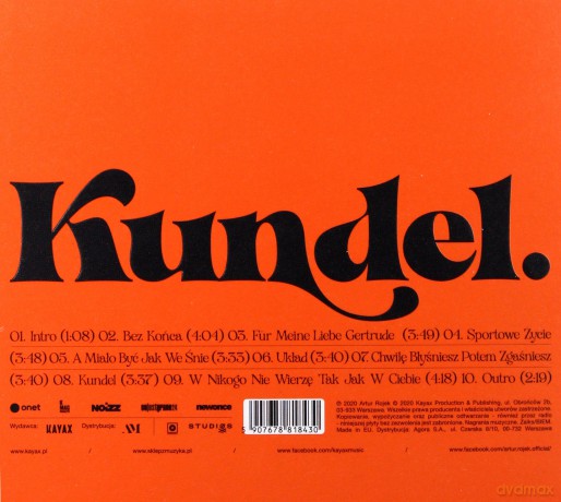 Artur Rojek: Kundel [CD]