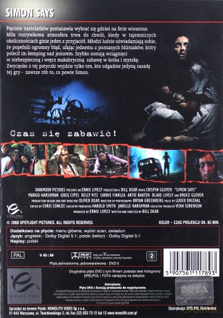 Śmiertelna wyliczanka (Simon says) [DVD]