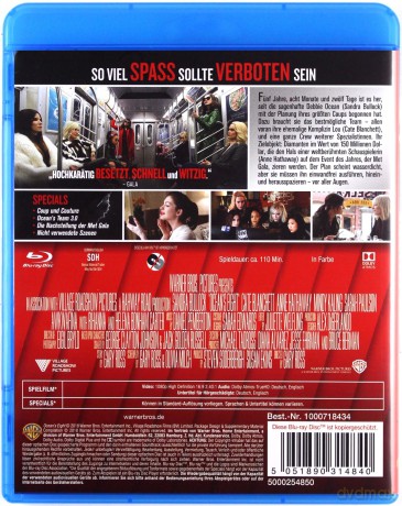 Ocean's Eight (Ocean's 8) [Blu-Ray]