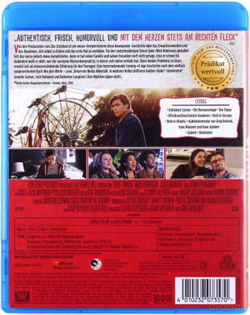 Love, Simon (Twój Simon) [Blu-Ray]
