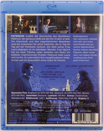Paterson [Blu-Ray]