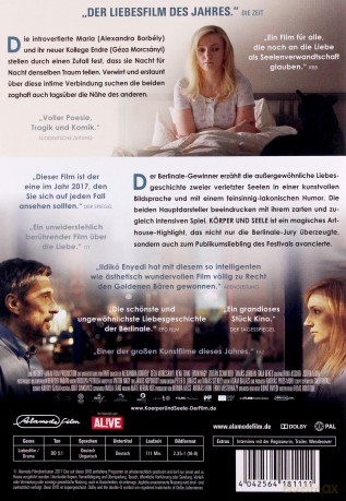 On body and soul (Dusza i ciało) [DVD]