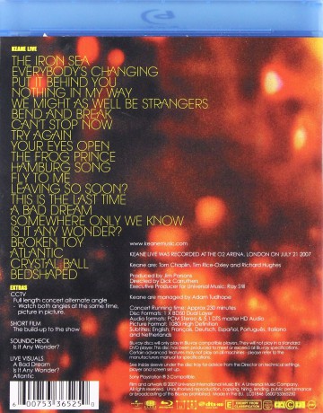 Keane: Live [Blu-Ray]