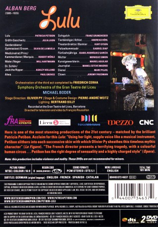 Patricia Petibon: Berg: Lulu [2DVD]