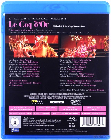 Nikolai Rimsky-Korssakoff (1844-1908): Der goldene Hahn [Blu-Ray]