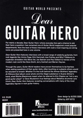 Guitar World Presents Dear Guitar Hero: The World's Most Celebrated Guitarists Answer Their Fans' Most Burning Questions [KSIĄŻKA]