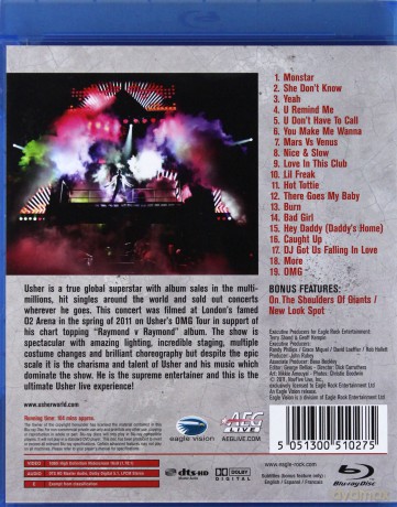 Usher: Omg Tour Live From London [Blu-Ray]