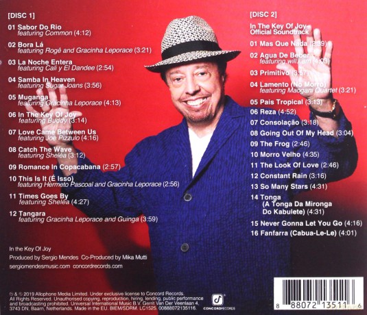 Sergio Mendes: In The Key Of Joy (Deluxe) [2CD]