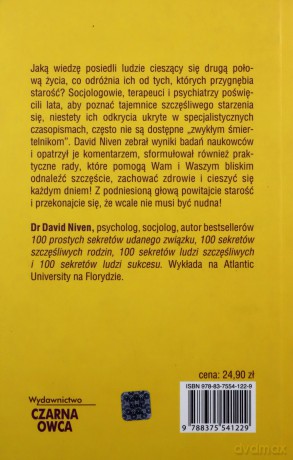 100 prostych sekretów lepszej połowy życia - David Niven [KSIĄŻKA]
