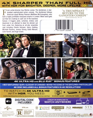 The Gentlemen (Dżentelmeni) [Blu-Ray 4K]+[Blu-Ray]