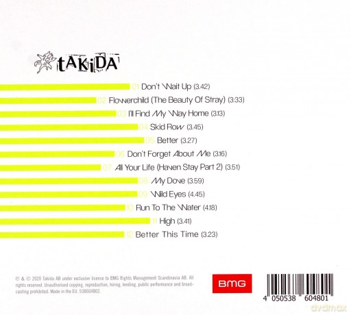Takida: A Perfect World [CD]