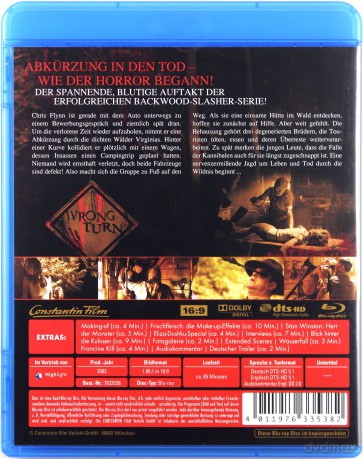Wrong Turn (Droga bez powrotu) [Blu-Ray]