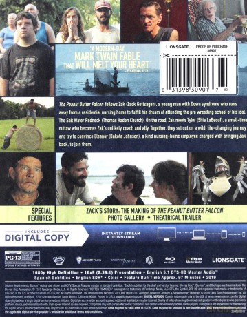 The Peanut butter falcon (Sokół z masłem orzechowym) [Blu-Ray]