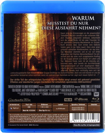 Wrong Turn 3: Left for Dead (Droga bez powrotu 3) [Blu-Ray]