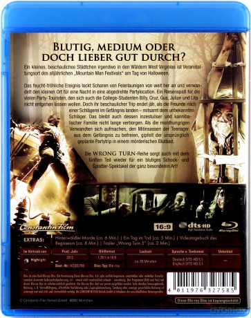 Wrong Turn 5: Bloodlines (Droga bez powrotu 5: Krwawe granice) [Blu-Ray]