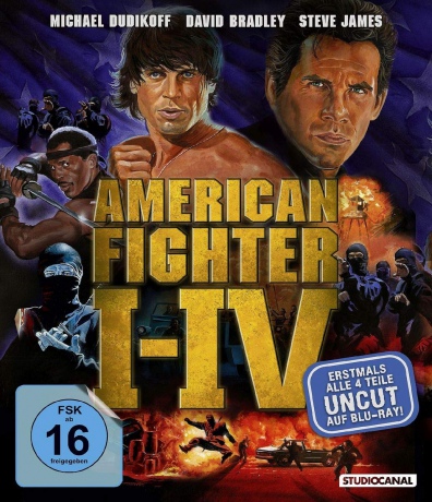 American Ninja 1-4 (Amerykański Ninja 1-4) [BOX] [4xBlu-Ray]