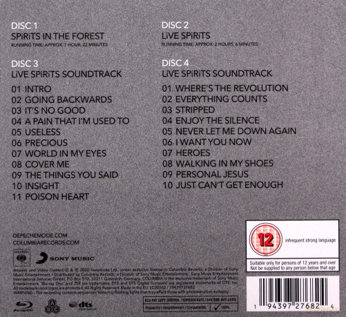 Depeche Mode: Spirits In The Forest [2xBlu-Ray]+[2CD]