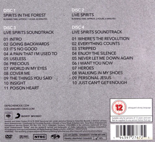 Depeche Mode: Spirits In The Forest [2DVD]+[2CD]