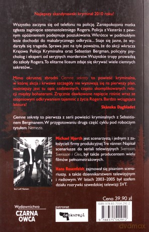 Ciemne sekrety - Hans Rosenfeldt, Michael Hjorth [KSIĄŻKA]