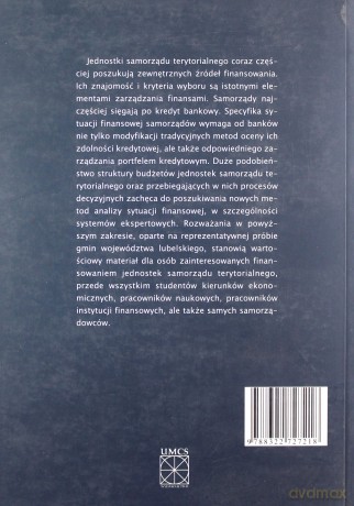 Analiza zdolności kredytowej gmin w województwie lubelskim - Jerzy Węcławski, Mariusz Kicia [KSIĄŻKA]