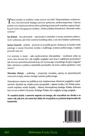 Kulisy polskiej demokracji. - Jan Kubań, Mirosław Matyja [KSIĄŻKA]