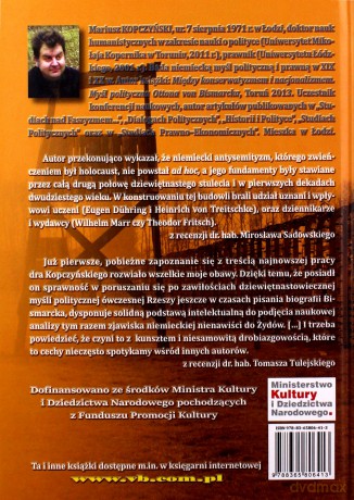 Niemiecki antysemityzm od utopii do nauki - Mariusz Kopczyński [KSIĄŻKA]