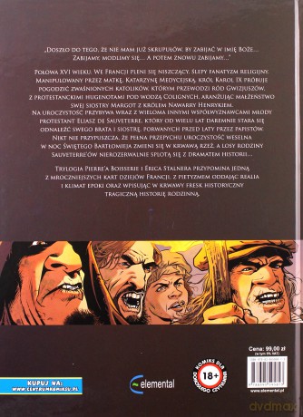 Noc Świętego Bartłomieja Rzeź Hugenotów Wydanie Zbiorcze - Eric Stalner, Pierre Boisserie [KOMIKS]