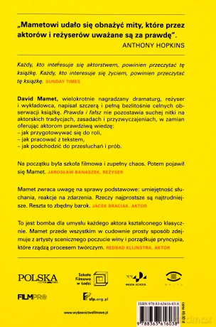 Prawda i fałsz - David Mamet [KSIĄŻKA]