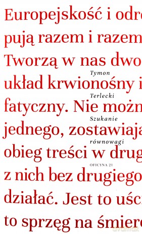 Szukanie równowagi - Tymon Terlecki [KSIĄŻKA]