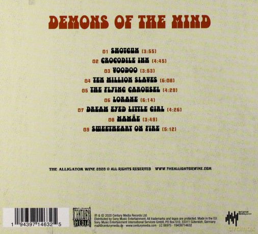 The Alligator Wine: Demons Of The Mind (digipack) [CD]