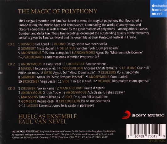 Huelgas Ensemble: The Magic of Polyphony [3CD]