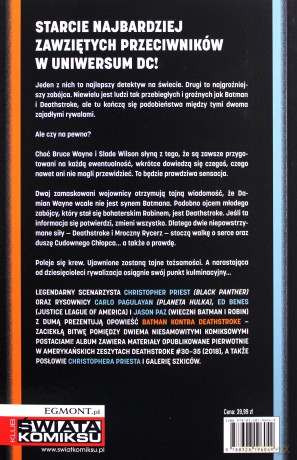Batman kontra Deathstroke - Christopher Priest [KOMIKS]