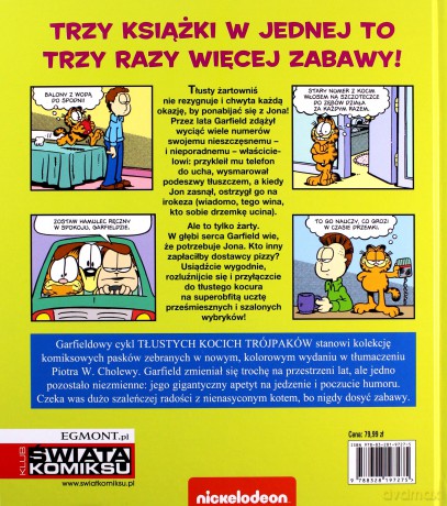 Garfield Tłusty koci trójpak (Tom 7) - Jim Davis [KOMIKS]