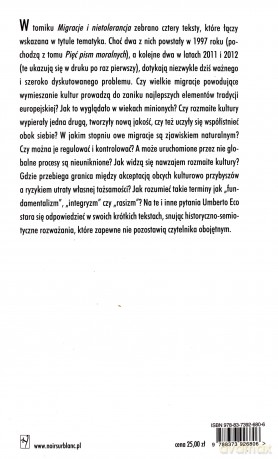 Migracje i nietolerancja - Umberto Eco [KSIĄŻKA]