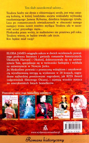 Brzydka księżniczka - Eloisa James [KSIĄŻKA]