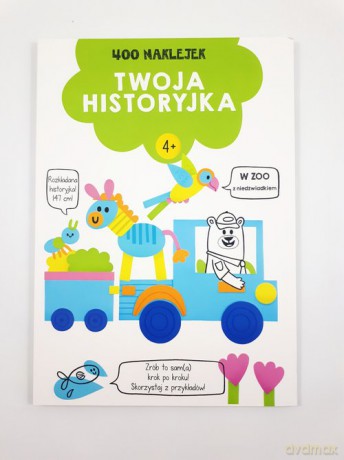 400 naklejek 4+ twoja historyjka Zielona [KSIĄŻKA]