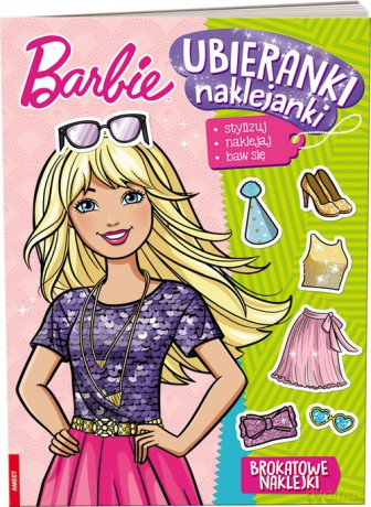 Barbie. Ubieranki, Naklejanki [KSIĄŻKA]