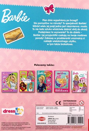 Barbie. Ubieranki, Naklejanki [KSIĄŻKA]