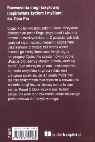 Droga krzyżowa ze Świętym Ojcem Pio - Anna Matusiak [KSIĄŻKA]