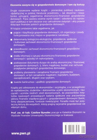 Ekonomika i finanse gospodarstw domowych - Czesław Bywalec [KSIĄŻKA]